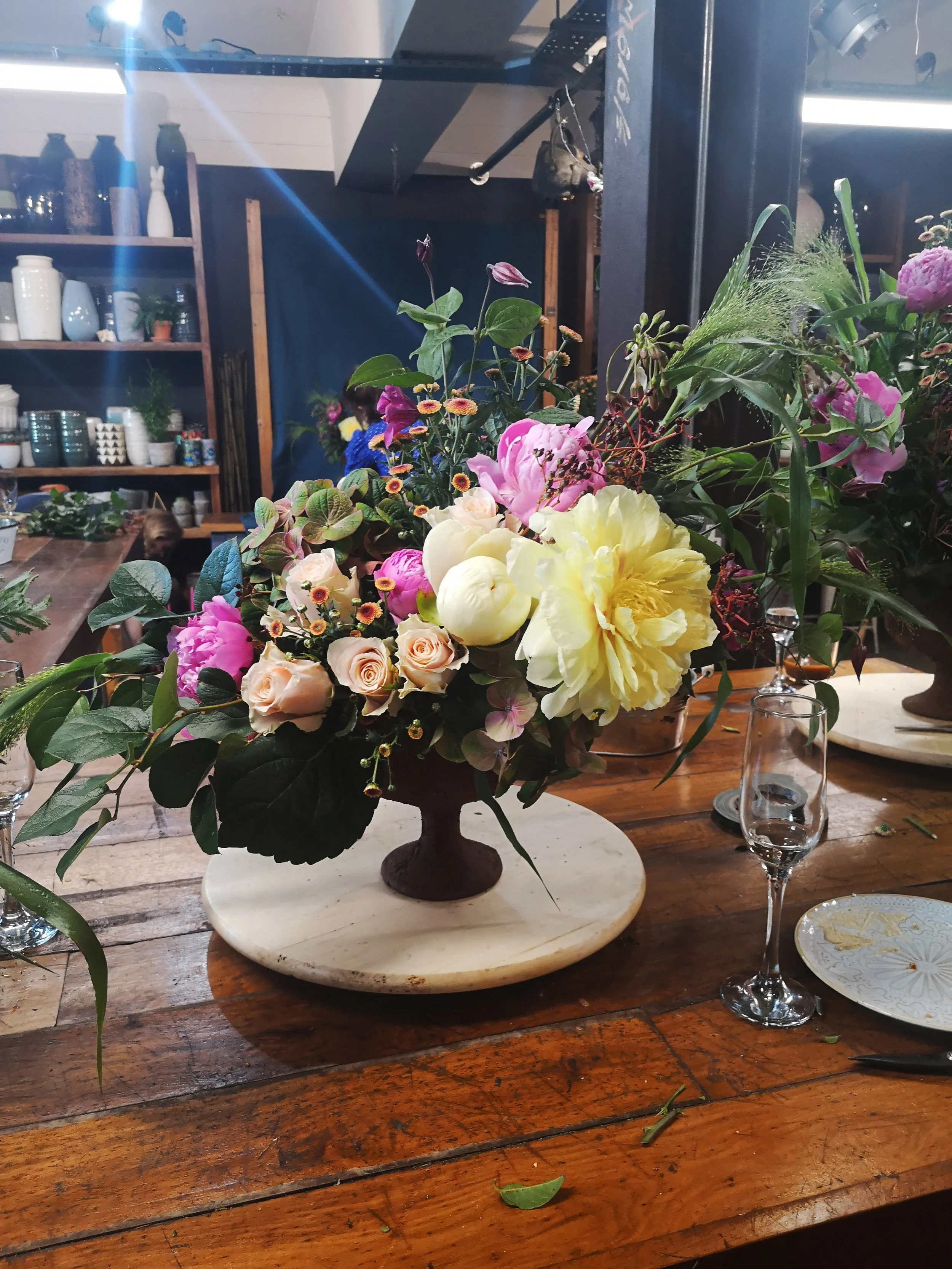 Peony perfection at the Narcissus Flower School ‘All Things Blousy’ masterclass