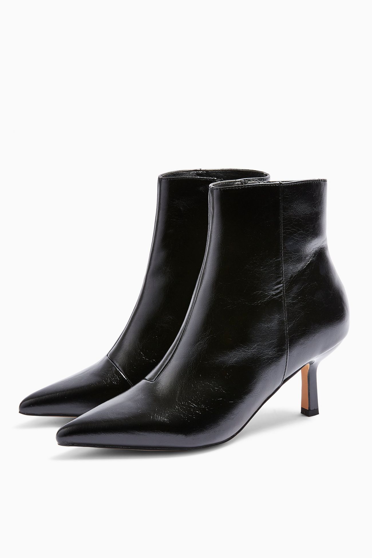 Topshop Black Point Ankle Boots £39