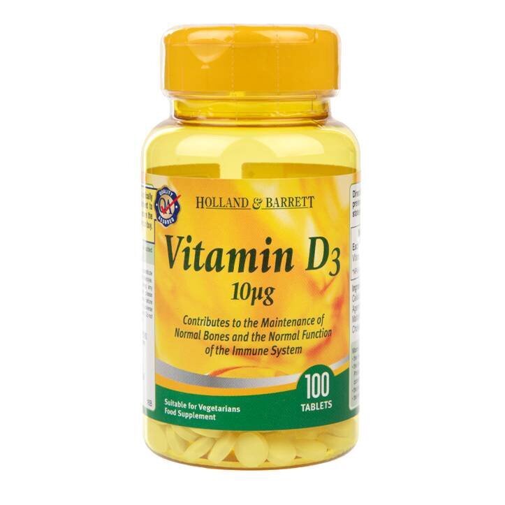 Holland &amp; Barrett Vitamin D3 Tablets, £3.59