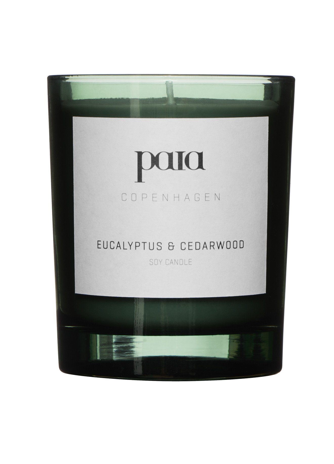 Eucalyptus &amp; Cedarwood soy candle, £30, Paia Copenhagen