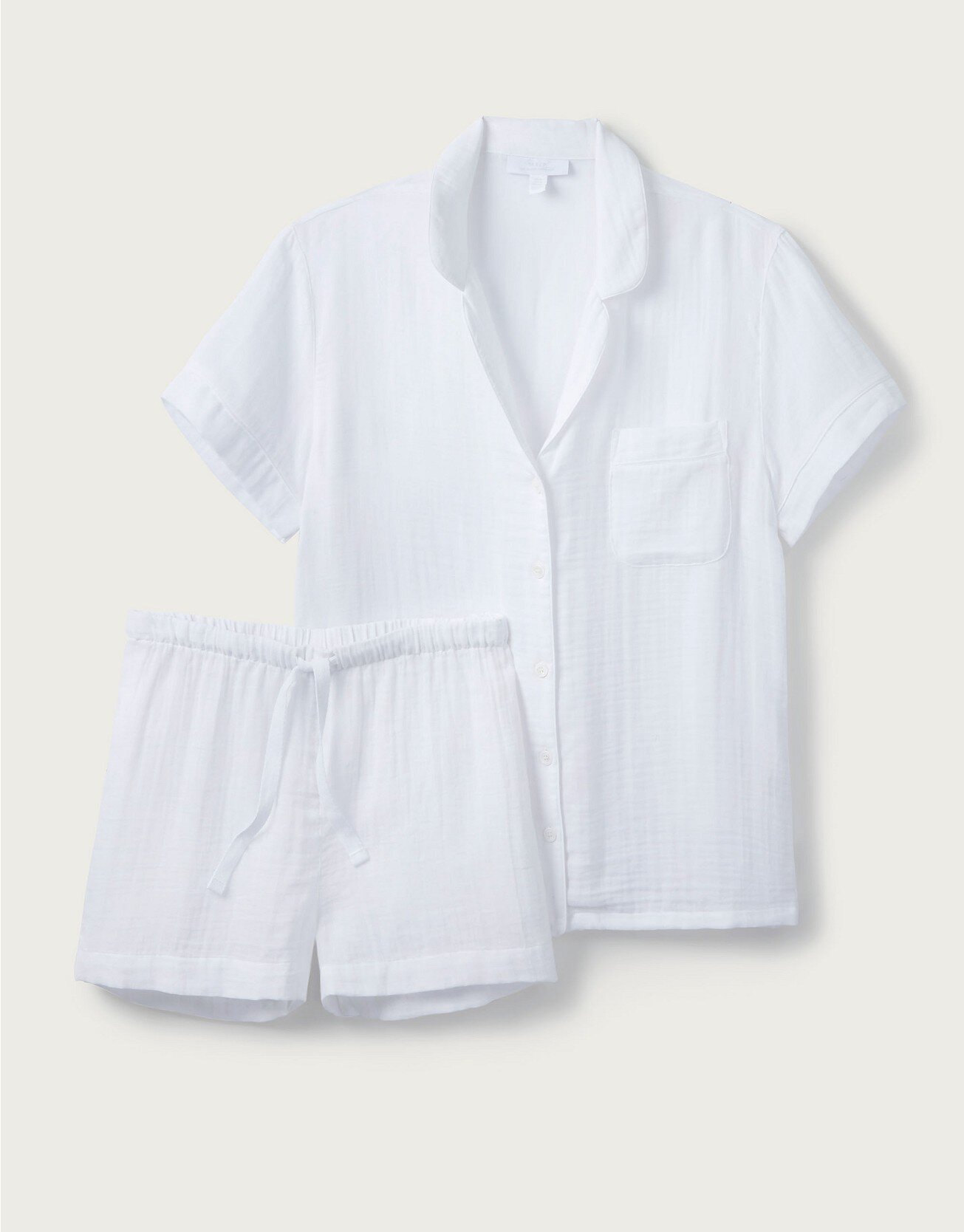 The White Company Double-Cotton Short Pyjama Set, £65