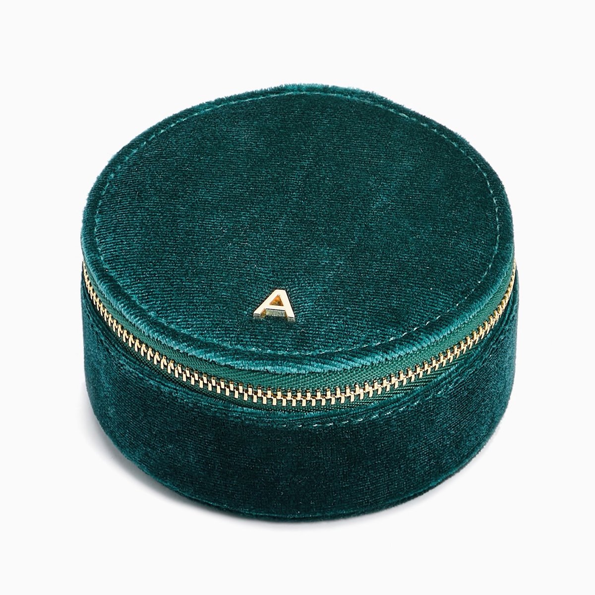 Emerald Green Small Monogram Jewellery Box, £12