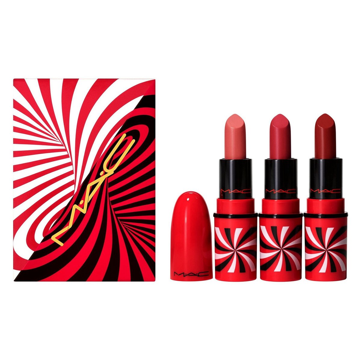 MAC Tiny Tricks Mini Lipstick Trio: Neutral / Hypnotizing Holiday Gift Set, £25