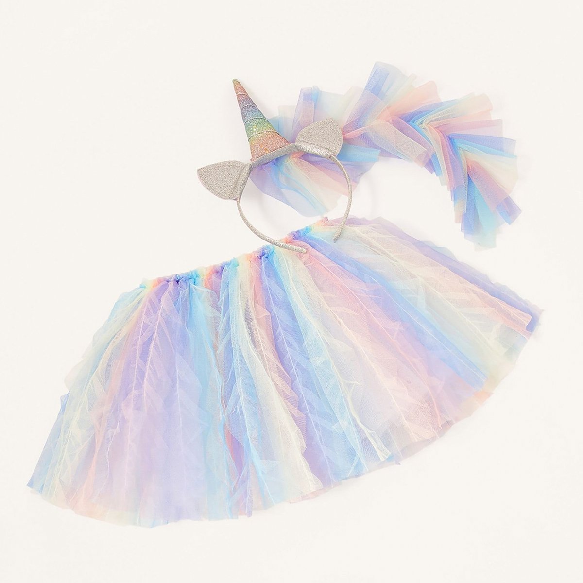 Monsoon Blue Rainbow Mane Unicorn Dress-Up Set, £20