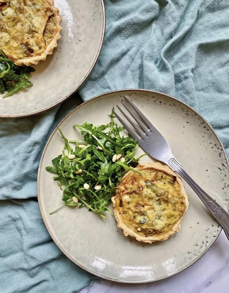 Easy Leek & Strathdon Blue Cheese Tart Recipe