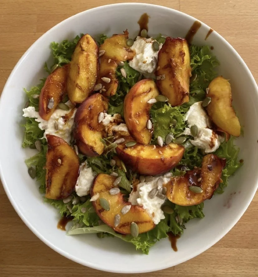 Emilia’s peach and mozzarella salad recipe