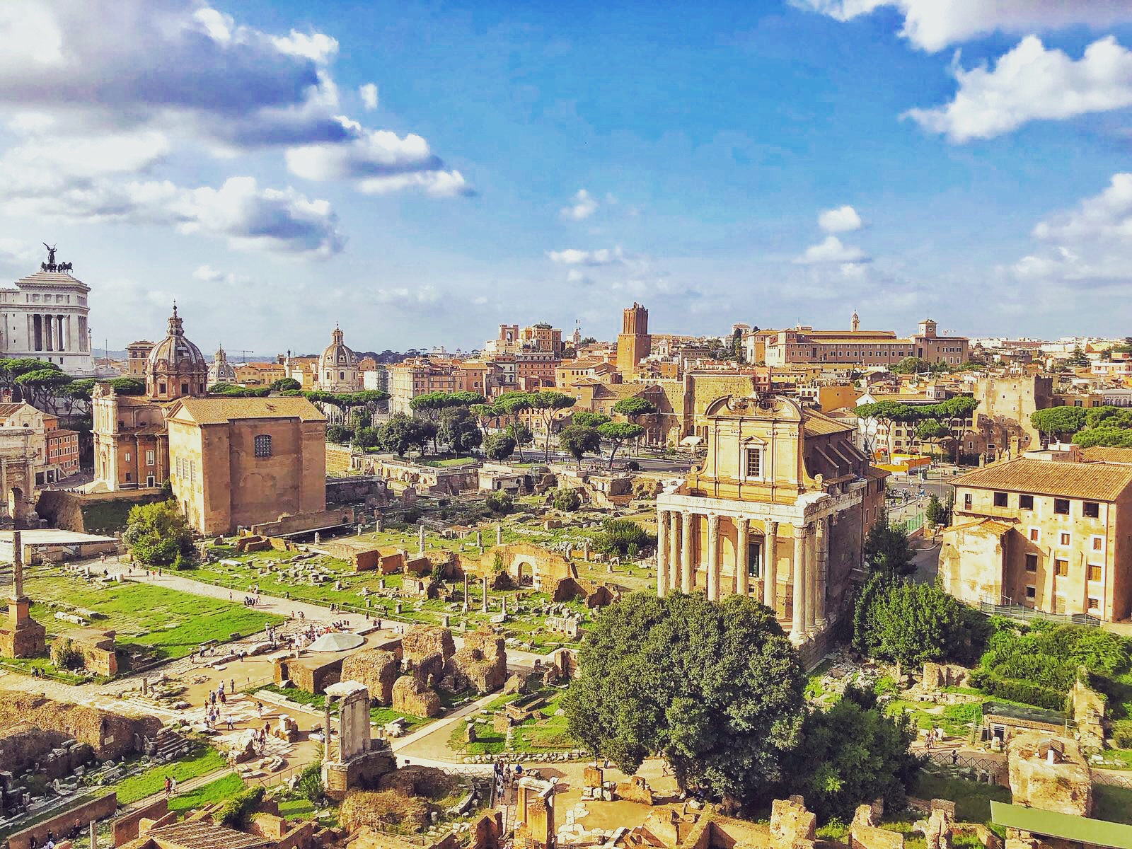 Ruins of the Roman Forum - Rome, Italy
