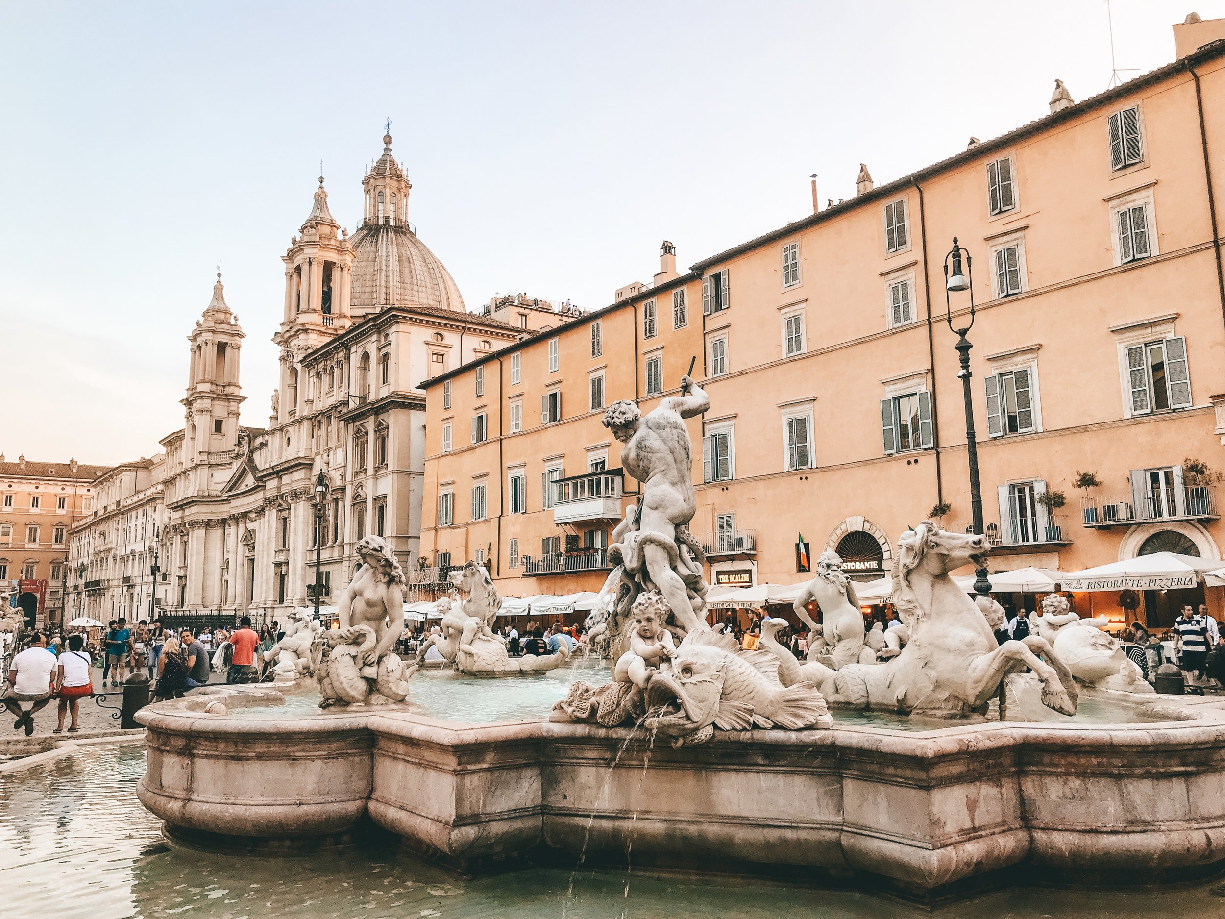 the Fountain of Neptune - Rome, Italy