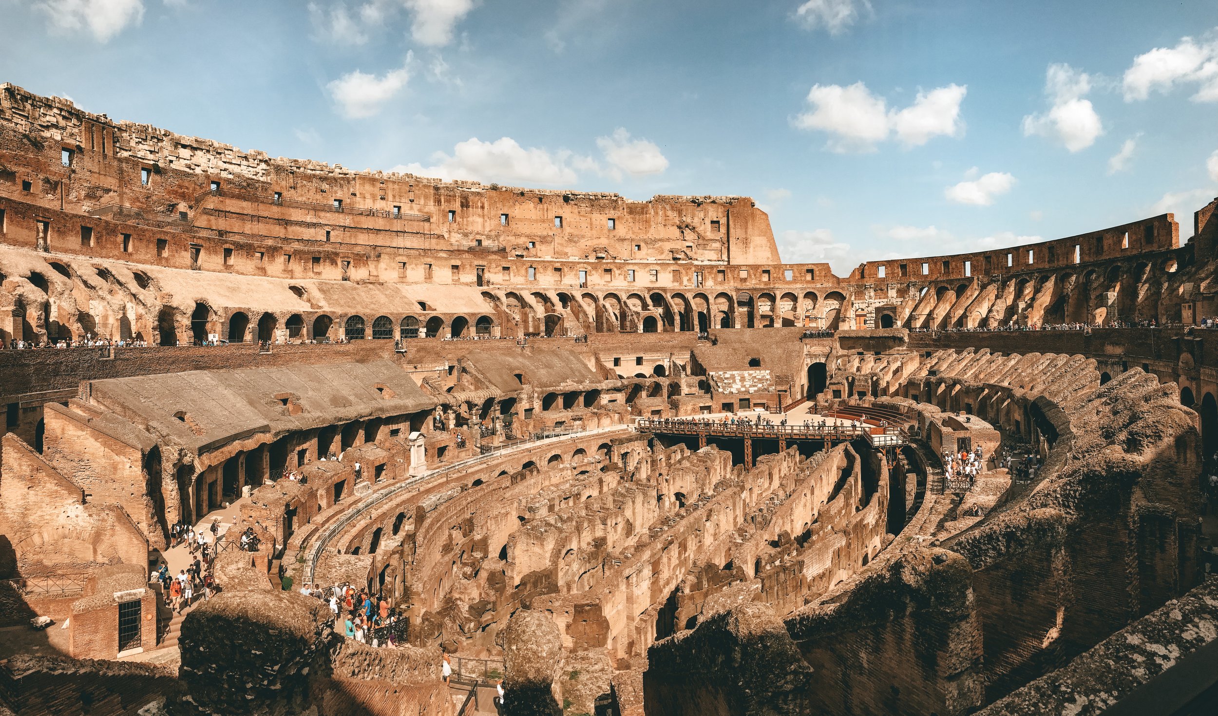 Inside the Colosseum - Rome, Italy
