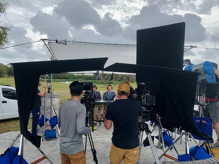 Behind the scenes shooting for a luxury men&rsquo;s clothing brand focusing on their high fashion golf line. Thanks for bringing us on @_zulubot! ⛳️