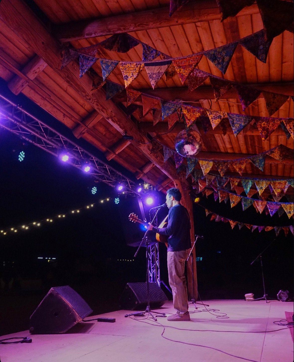 I&rsquo;m thankful for every opportunity to perform, whether on a big beautiful wooden stage in a forest in Oregon (first picture) or in a friend&rsquo;s living room in Denver (second picture) or at the coolest bar in Frisco (fourth picture) or in a 