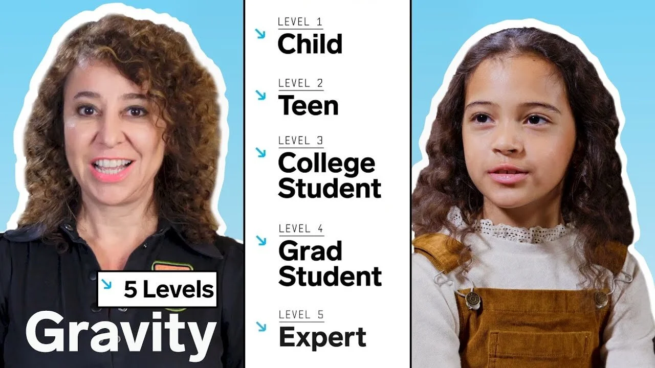 Astrophysicist Explains Gravity in 5 Levels of Difficulty