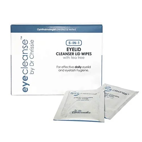 Eyelid Cleanser Wipes with TeaTree