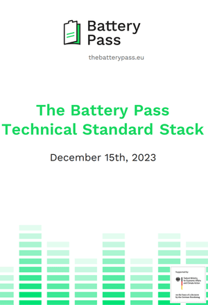 The Battery Pass Technical Standard Stack 