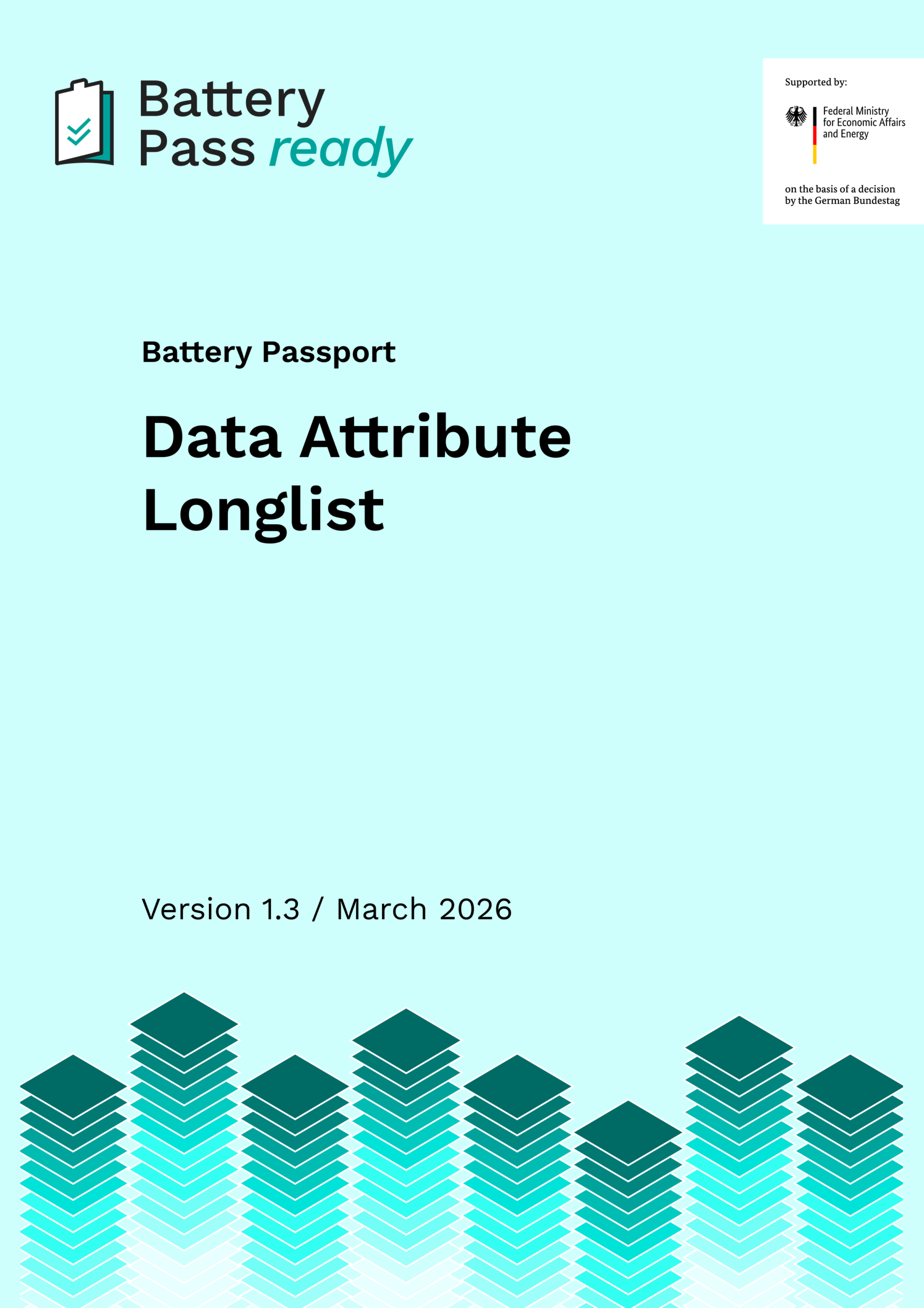 Battery Passport Data Attribute Longlist v1.3