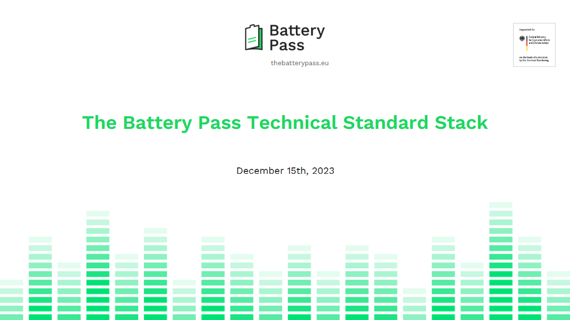 The Battery Pass Technical Standard Stack 