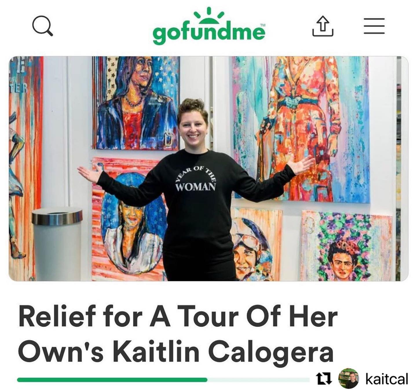 Thank you @districtfray for hosting this GoFundMe for @kaitcal: &ldquo;the founder of @atourofherown and an incredible advocate for women and the queer community in D.C., tragically lost her Petworth apartment + her two beloved cats to a fire on Tues