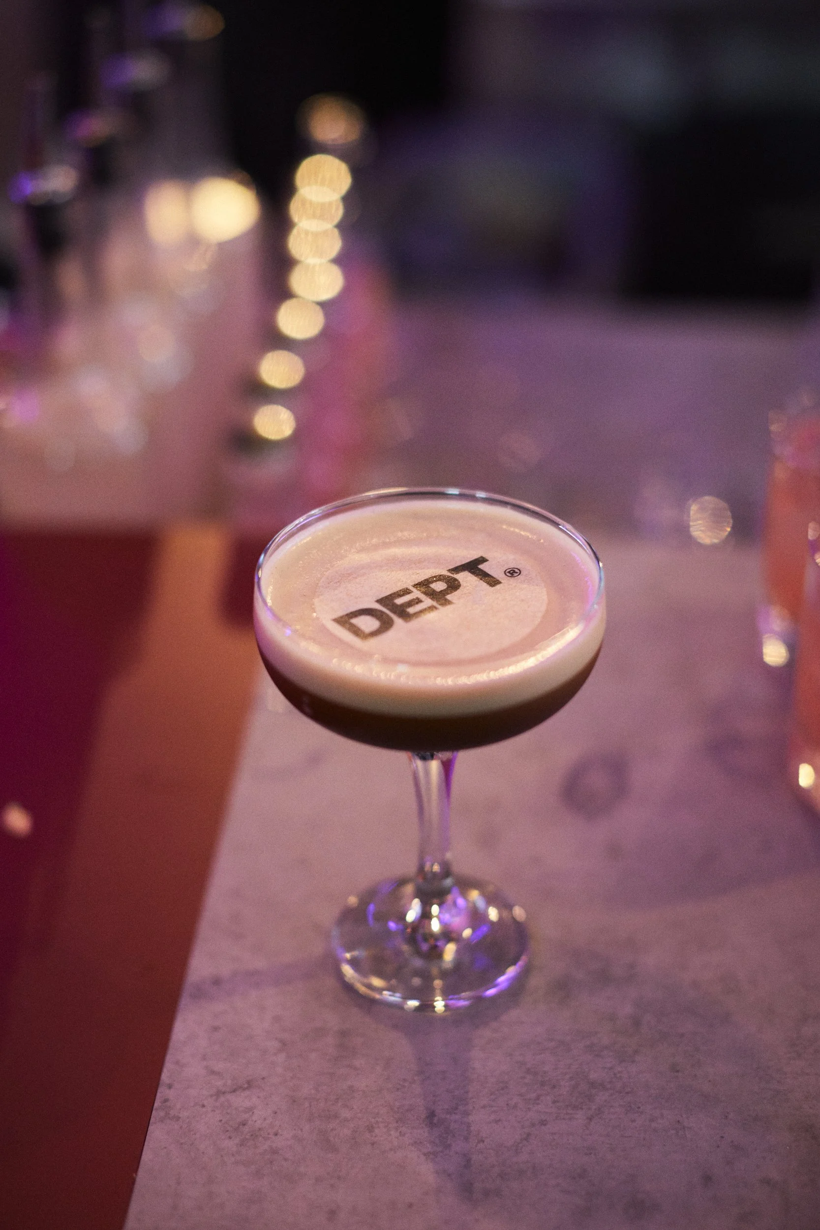 Bespoke cocktails and street food served at DEPT®'s London launch event.