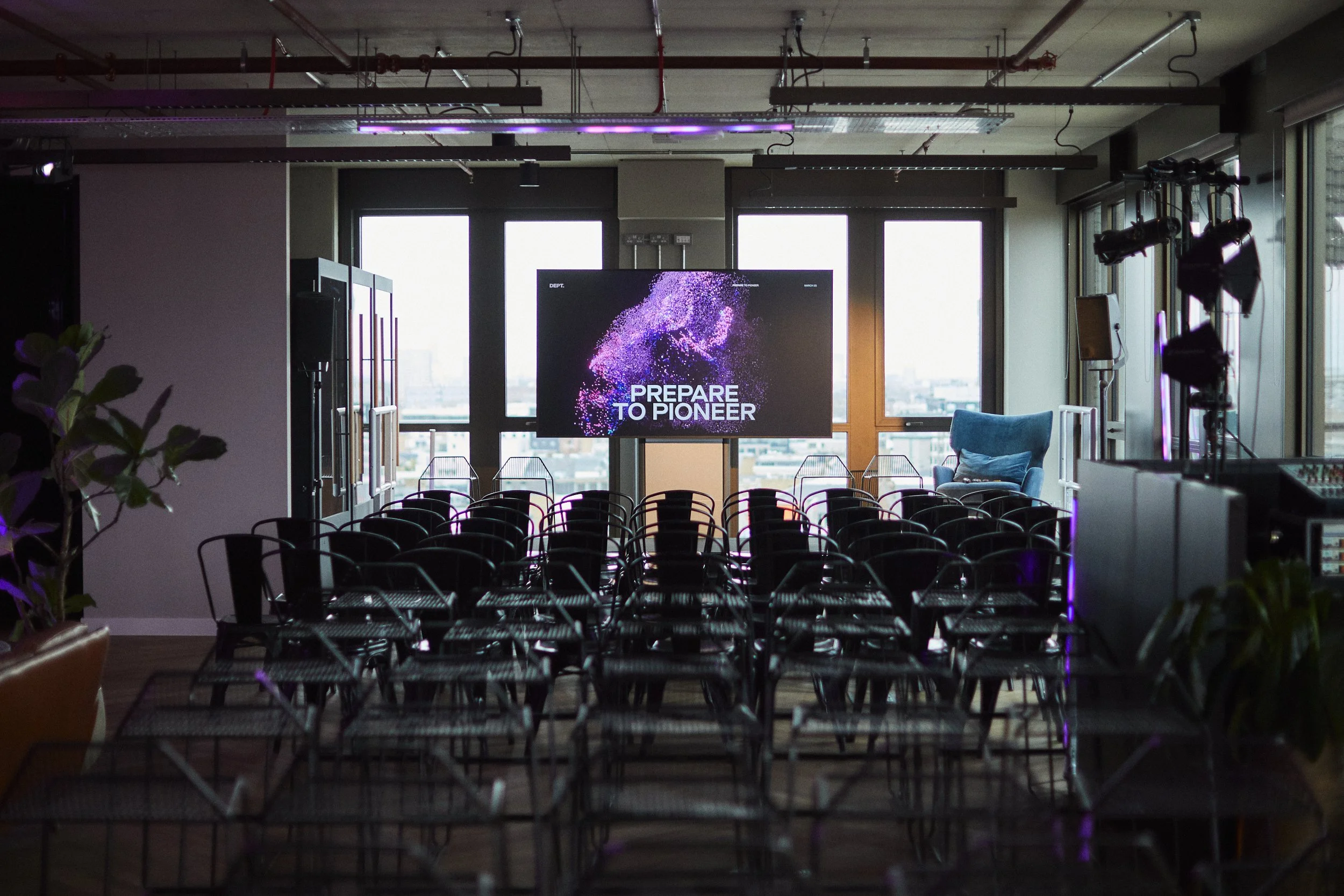DEPT® UK brand launch at The Featherstone Building in Old Street, London.
