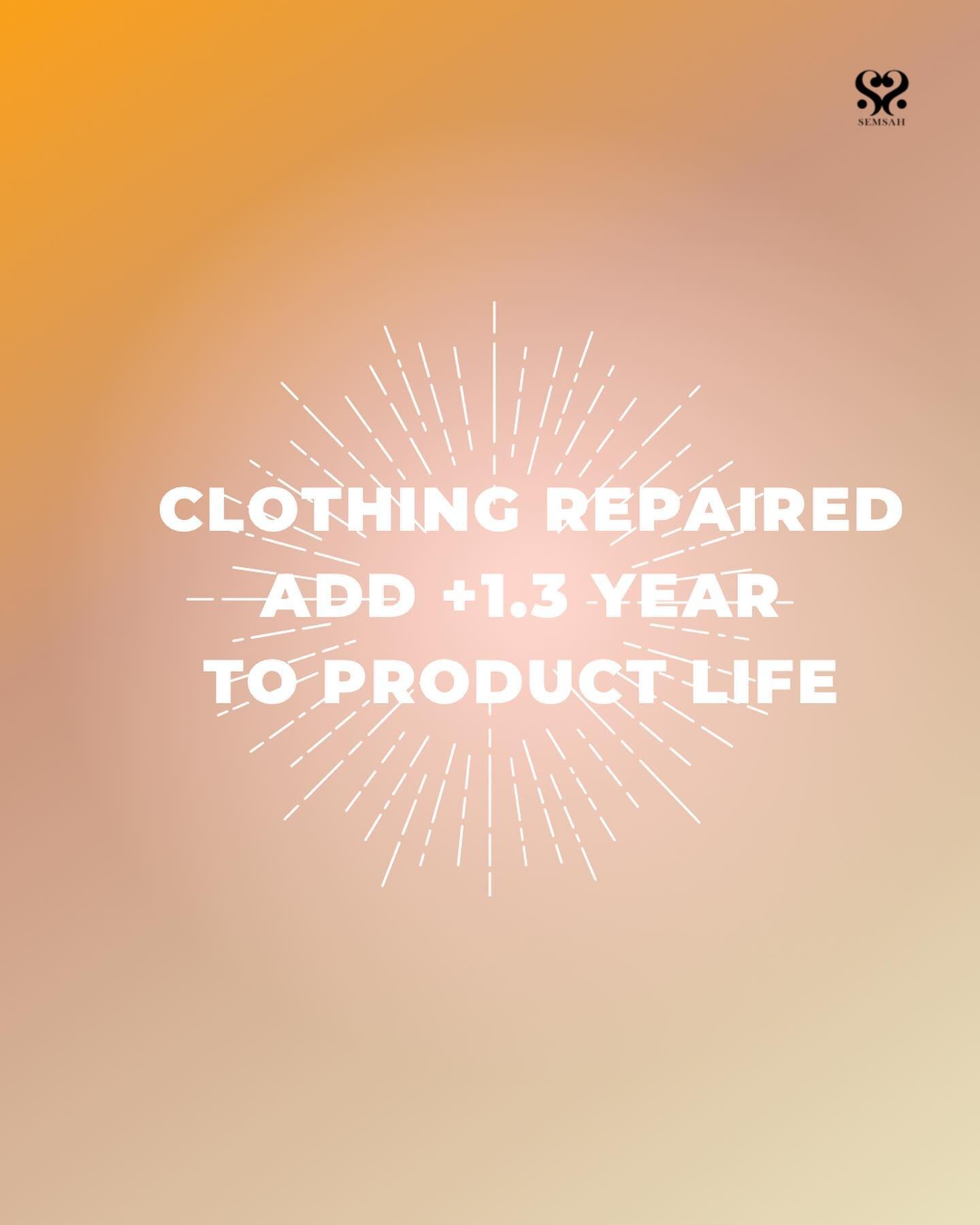 Why start repairing garments?

According to Wrap report, the average clothing lifespan is 4 year. However with repair it can be extended by 1.3years. 

I had the privelidge to work with my local North London councils (Harringey &amp; Hackney) with ch