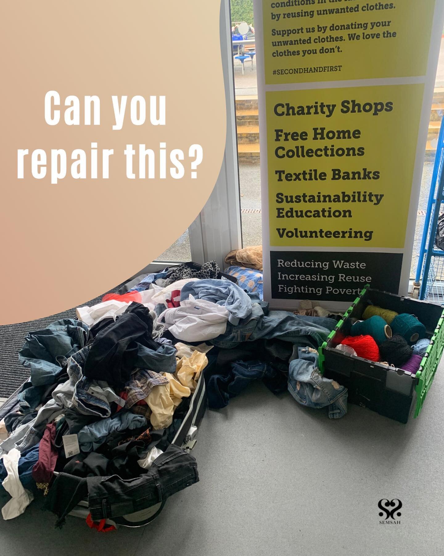 Can you repair this🪡

Broken bag zip
Holes in seams 
Denim holes 
And much more. ..

Last Saturday,  we helped participants with repairing their garments, as part of #repairweekldn 

Great repair service held in Woodberry Down community Primary scho