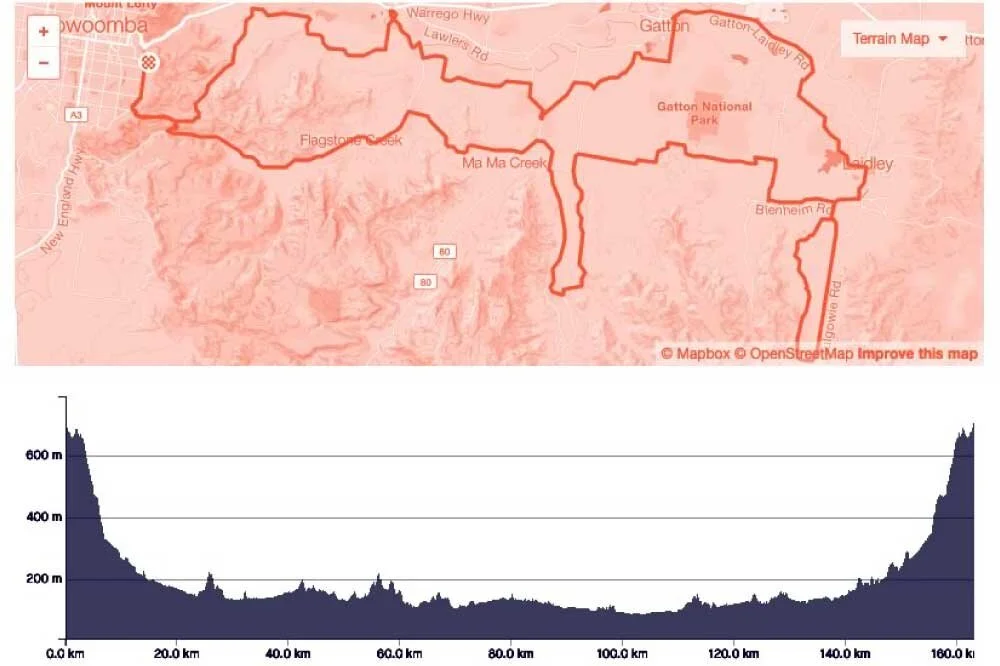 Rotary Ride The Range 100 Mile Map
