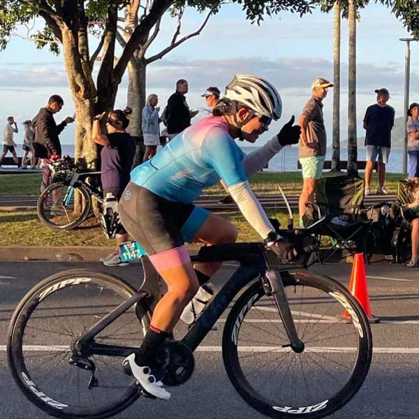 Ironman Cairns 2022 - Helen on bike leg