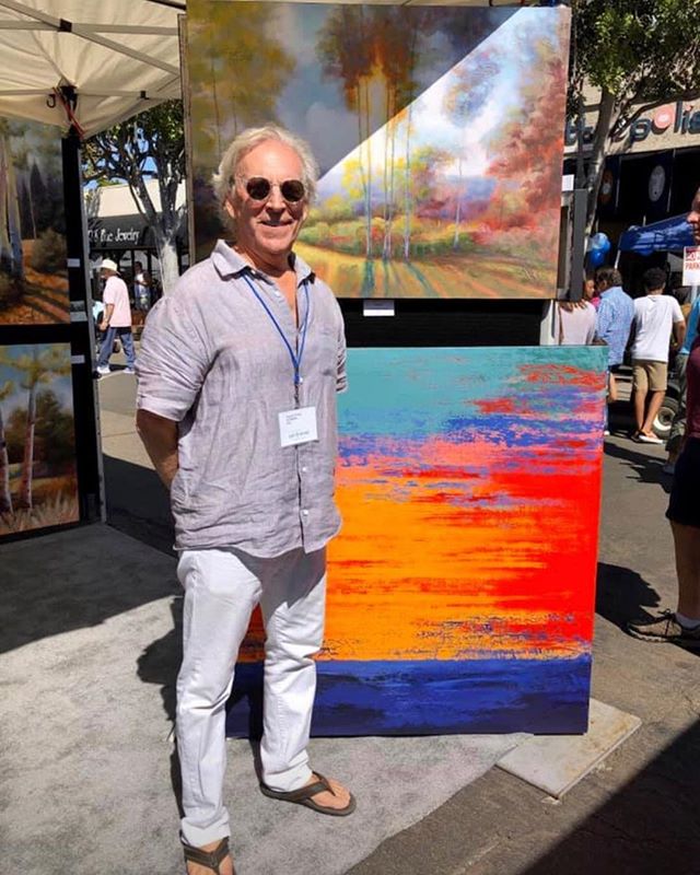 Sunday morning at the La Jolla Art &amp; Wine Festival. Another beautiful day. All is good!