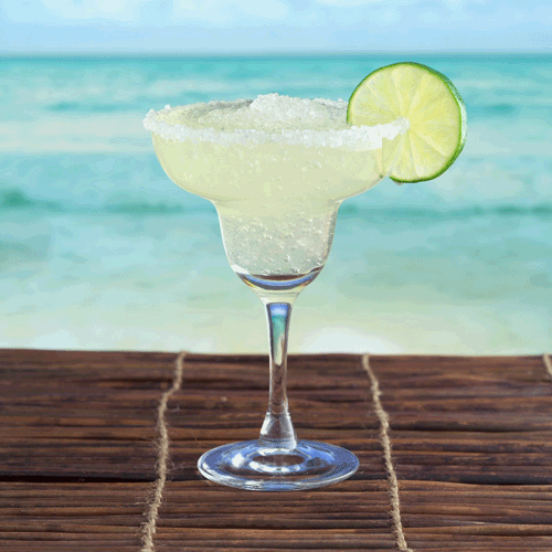 "Let this #margarita serve as your #SpringBreak planning inspiration. #NationalMargaritaDay