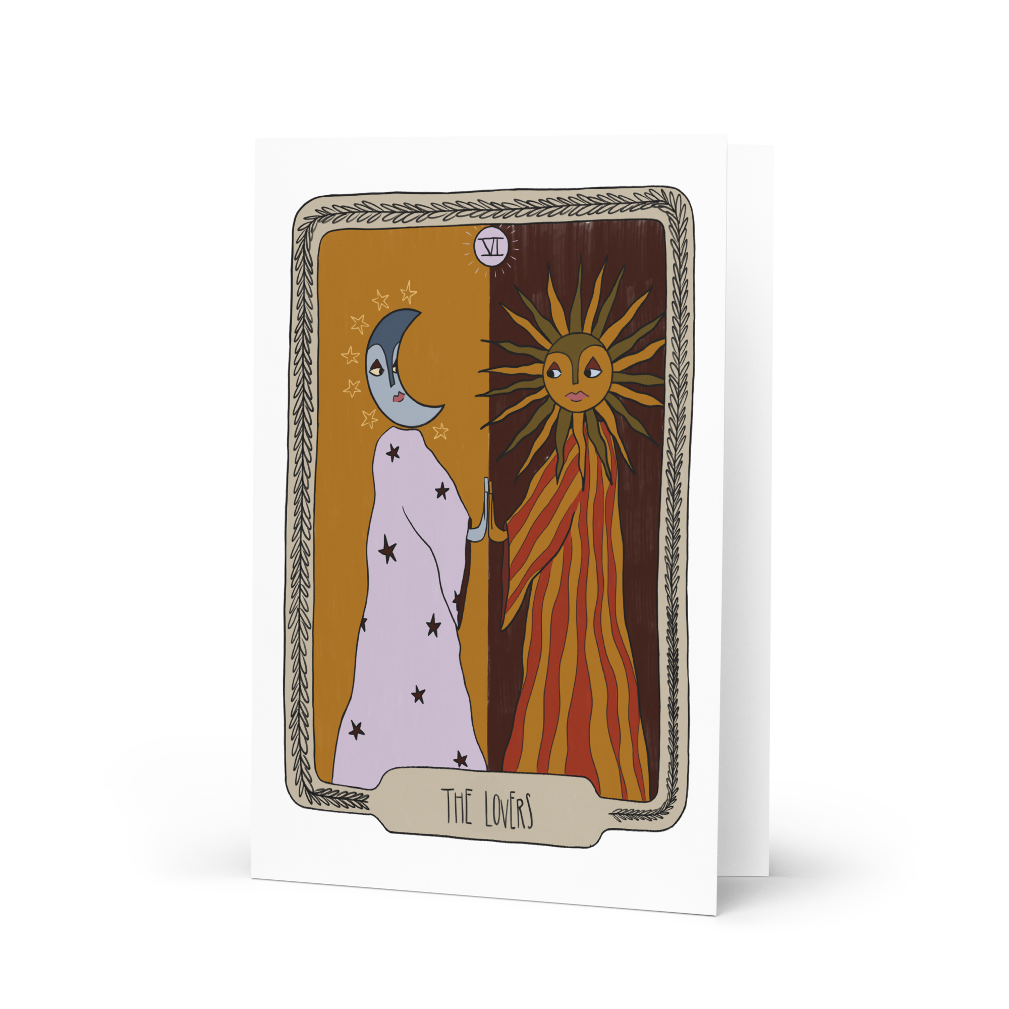 The Lovers - Tarot Series Greeting Card