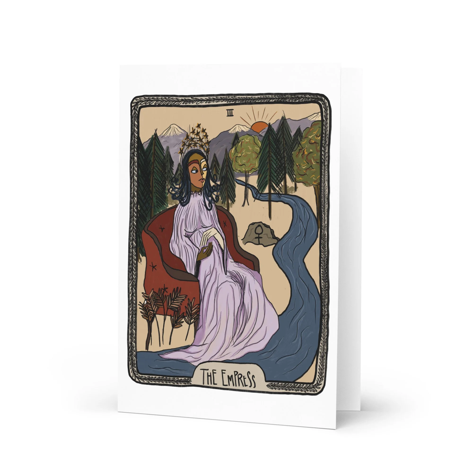 The Empress - Tarot Series Greeting Card