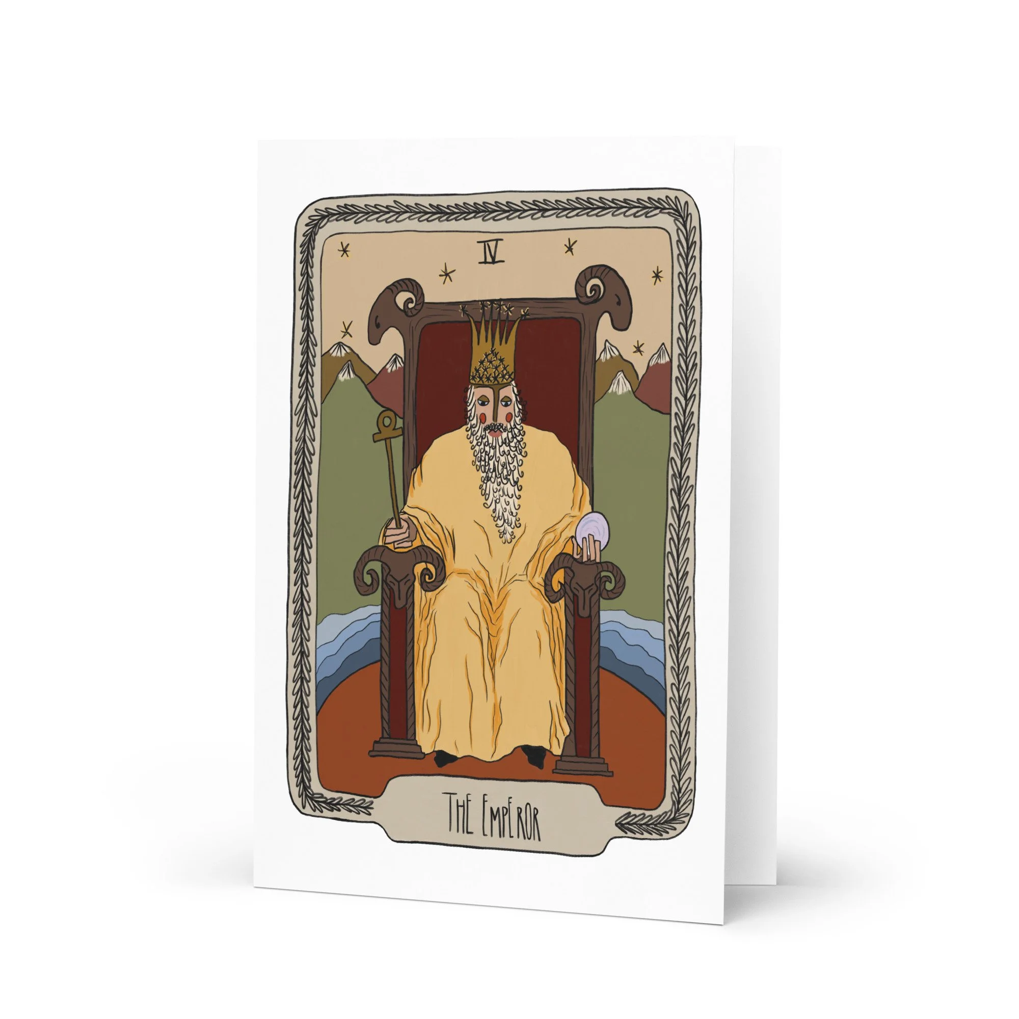 The Emperor - Tarot Series Greeting Card