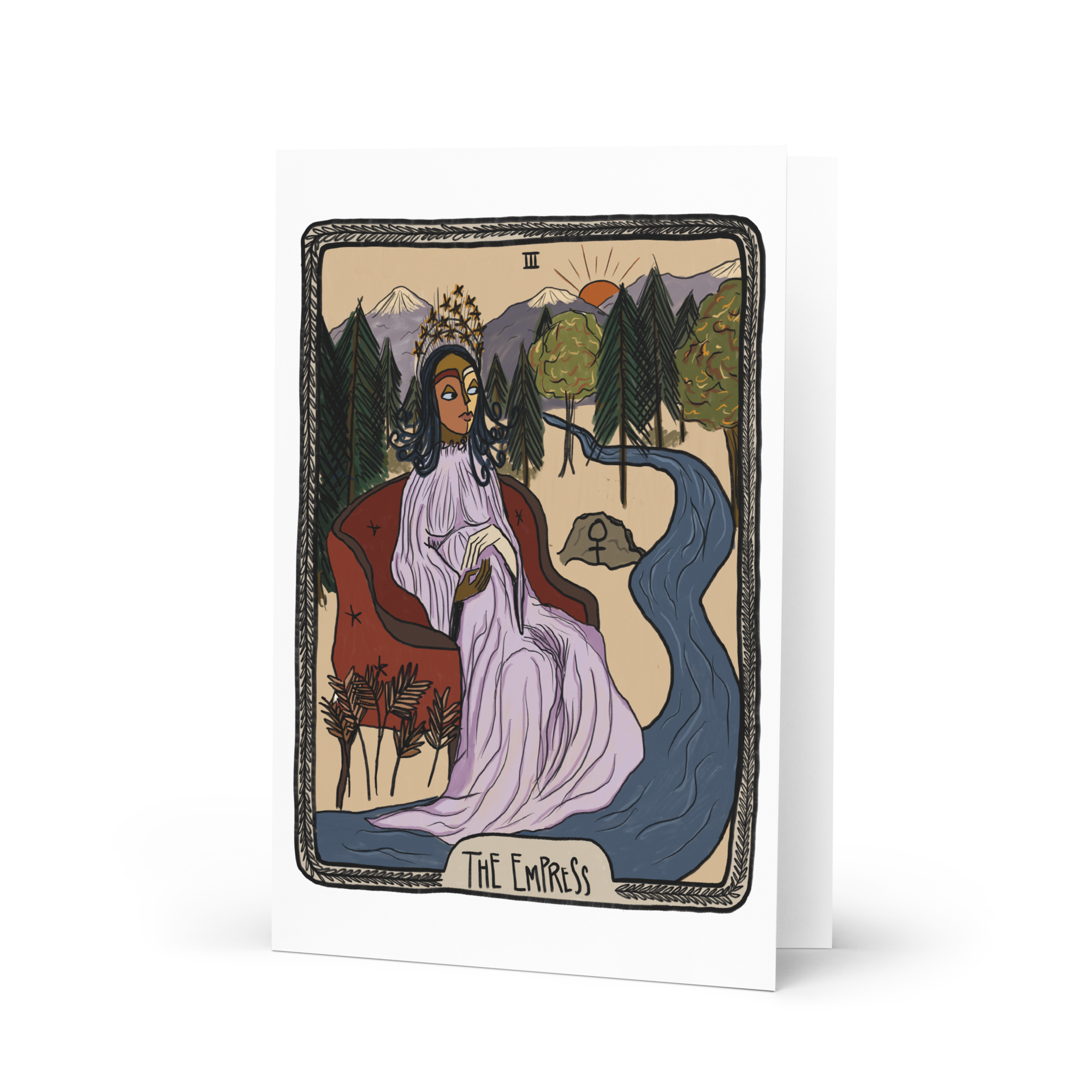 The Empress - Tarot Series Greeting Card