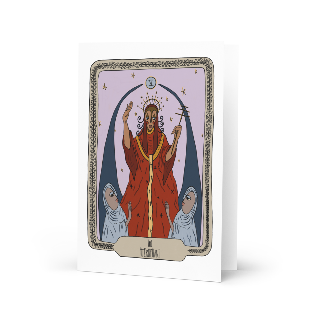 The Hierophant - Tarot Series Greeting Card