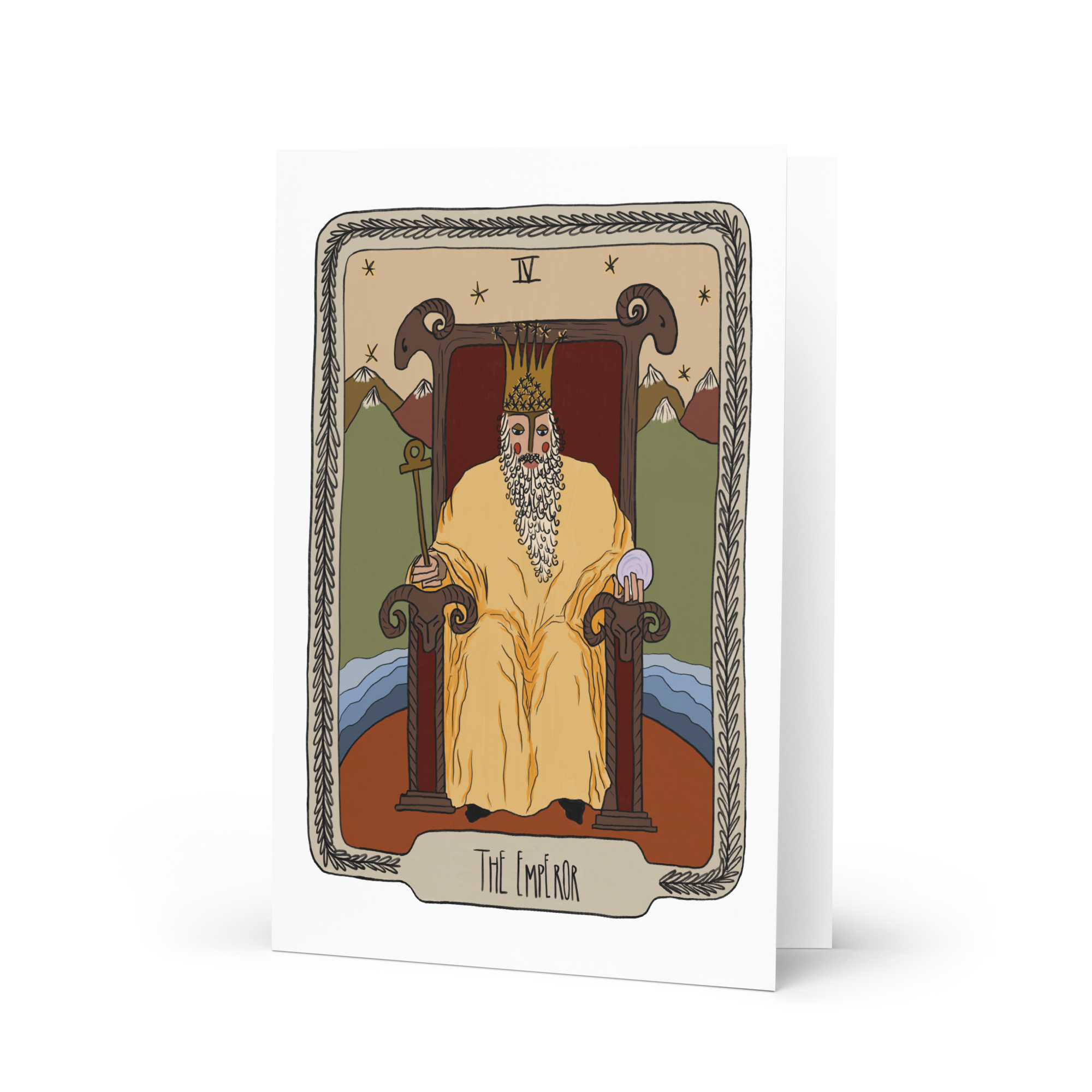The Emperor - Tarot Series Greeting Card
