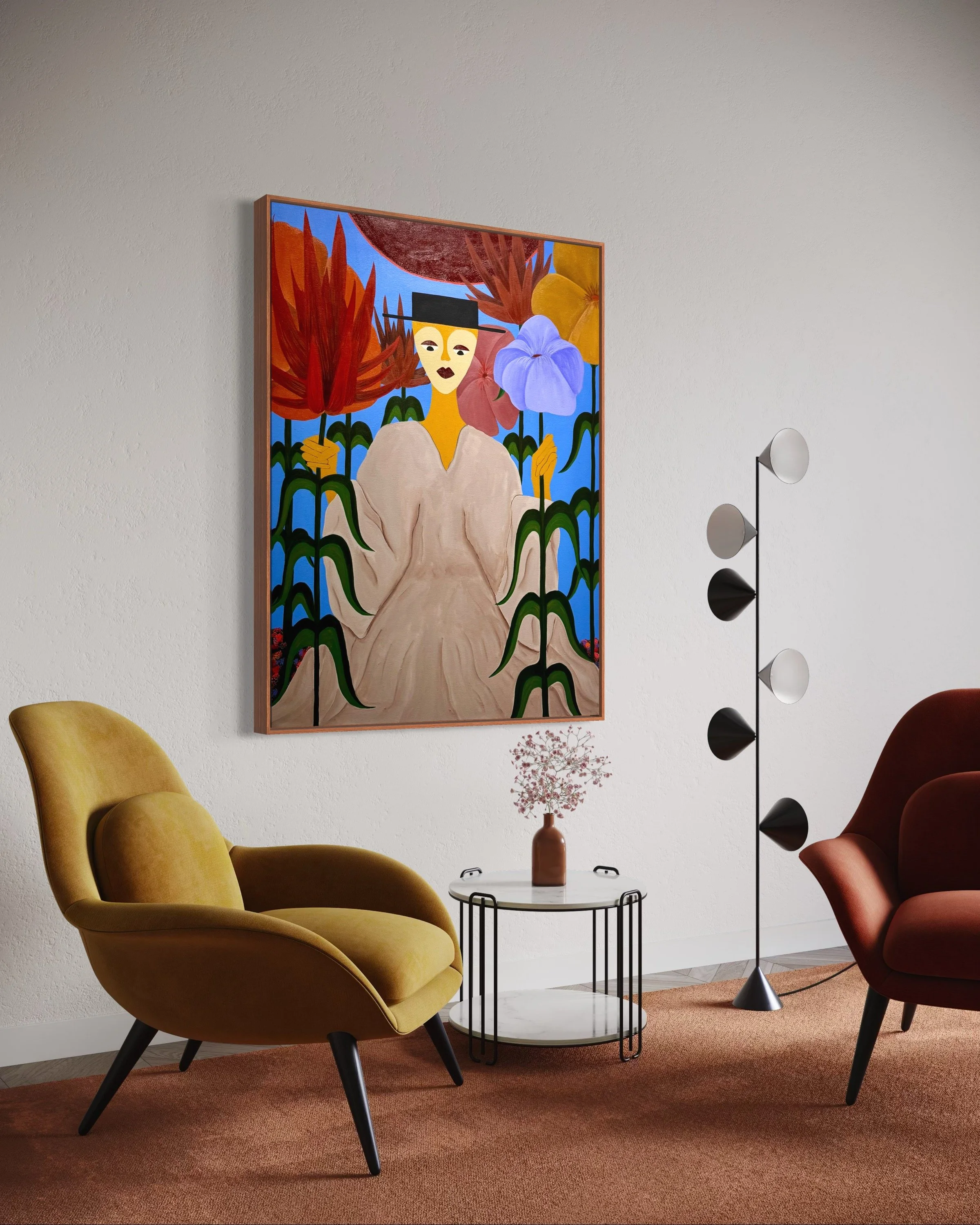 Lady of the Garden - interior side.JPG