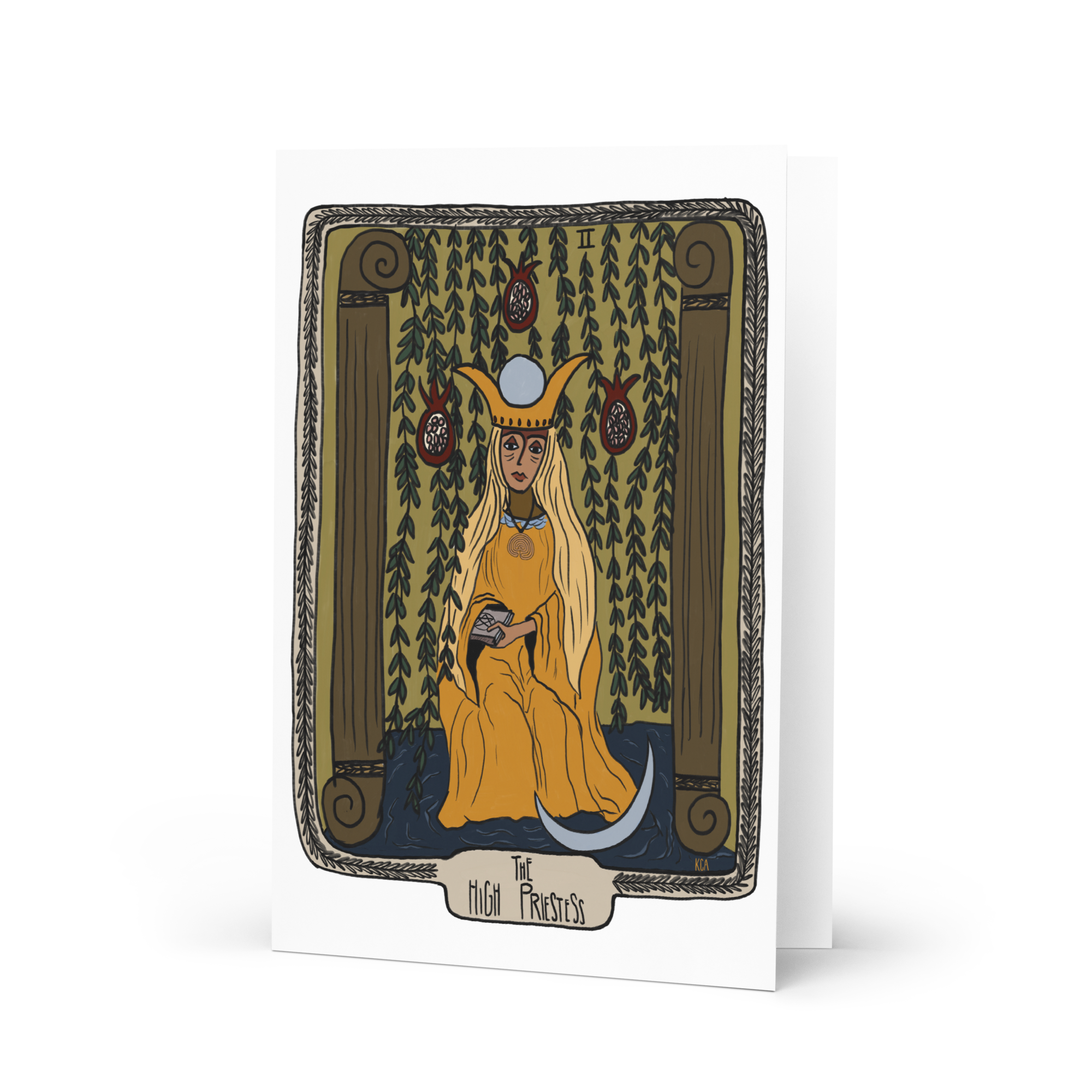 The High Priestess - Tarot Series Greeting Card