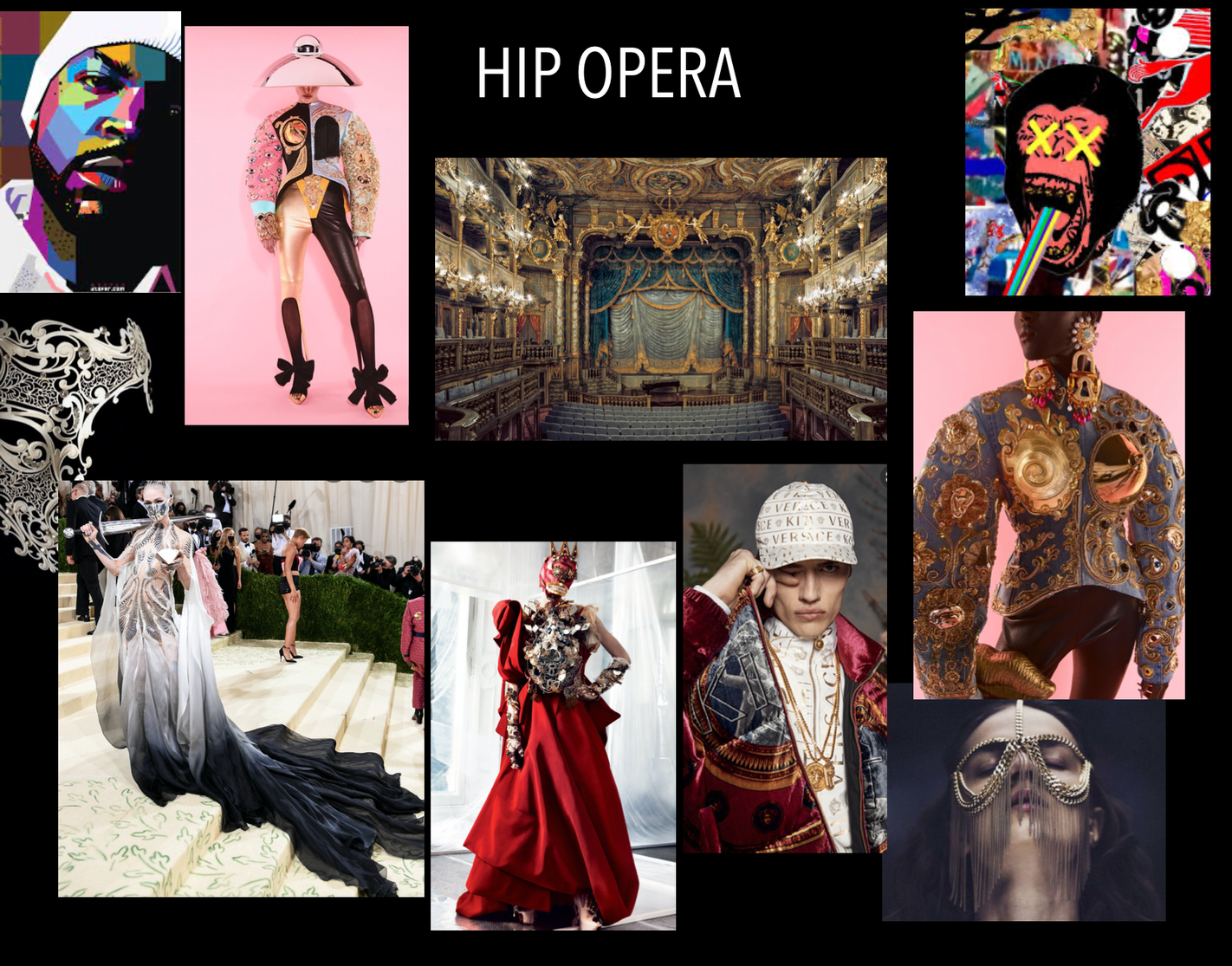 Inspiration Board for Hip Opera Ball
