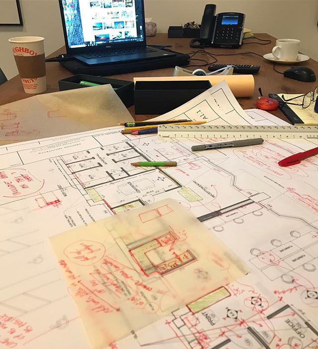 &ldquo;red-mark day&rdquo; at jka. digging in to technical documents for future chefs. @futurechefs  #jkafuturechefs #futurechefs #futurechef #roxbury #lounge #teachingkids #teachingkitchen #chef #bostonfoodies #architecture #archisketch #boston #sou