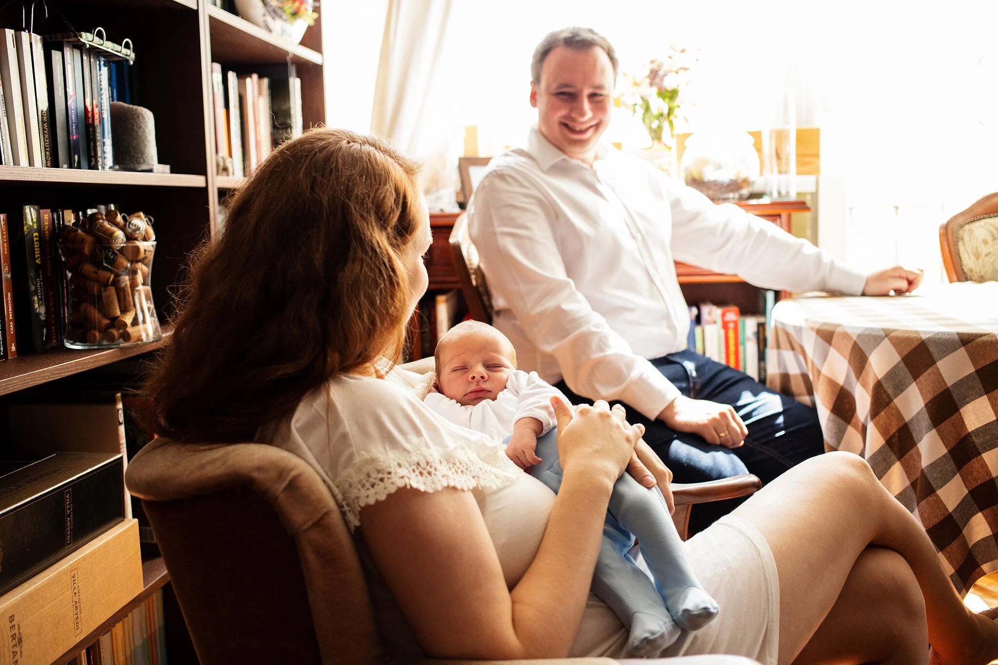 naturalna sesja noworodkowa