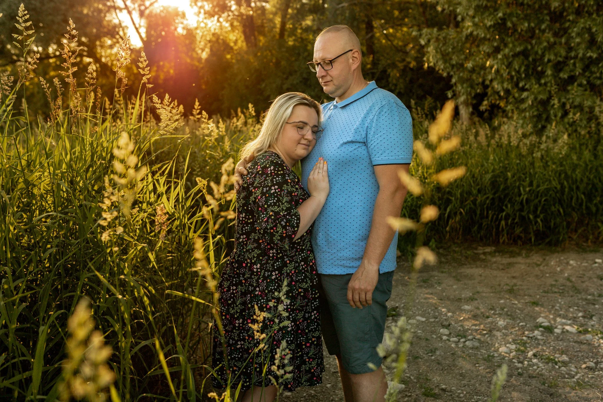 Sesja narzeczeńska nad Zaporą w Dębę - Aga i Tomek