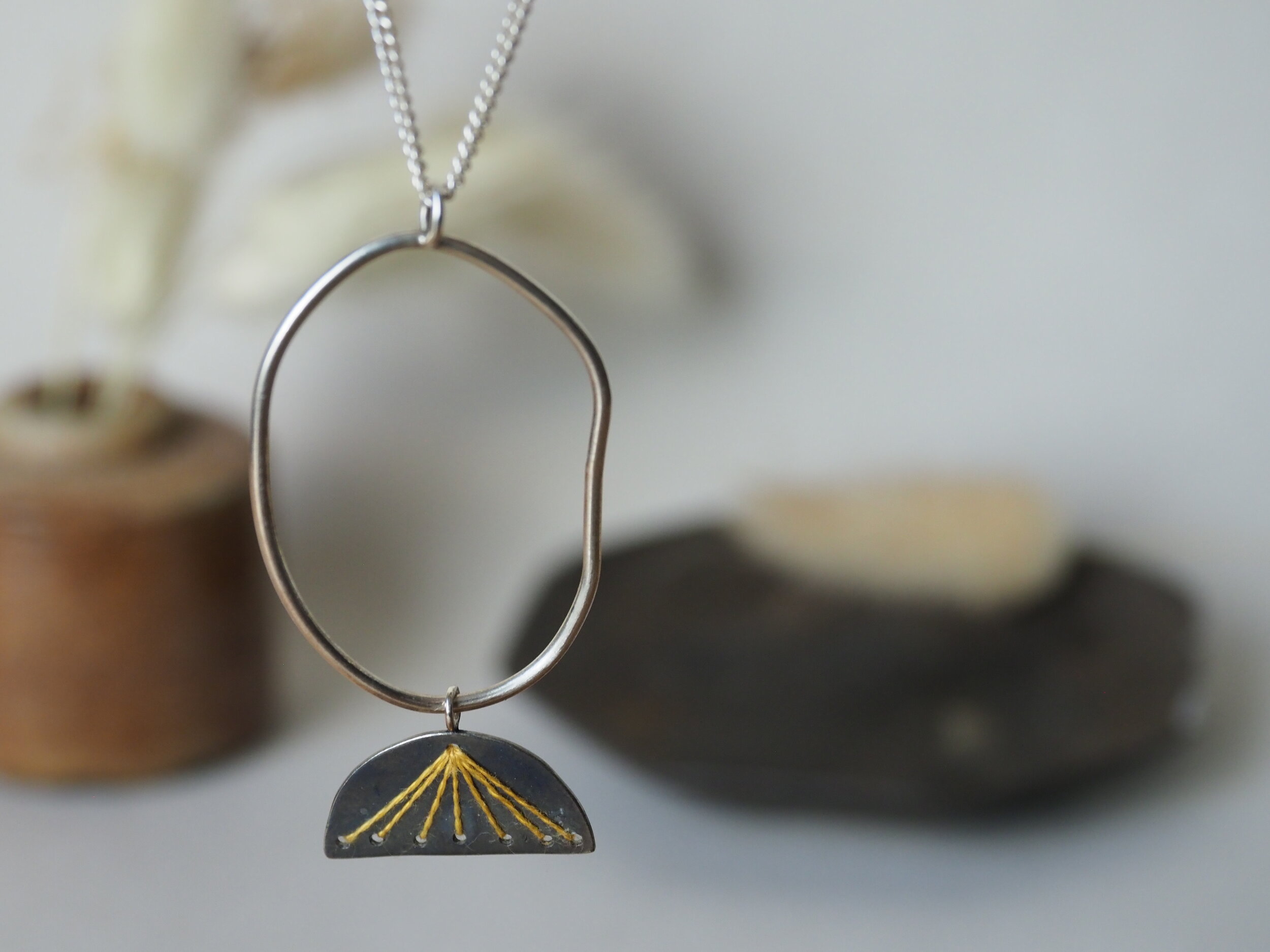 Sample stitched necklace 