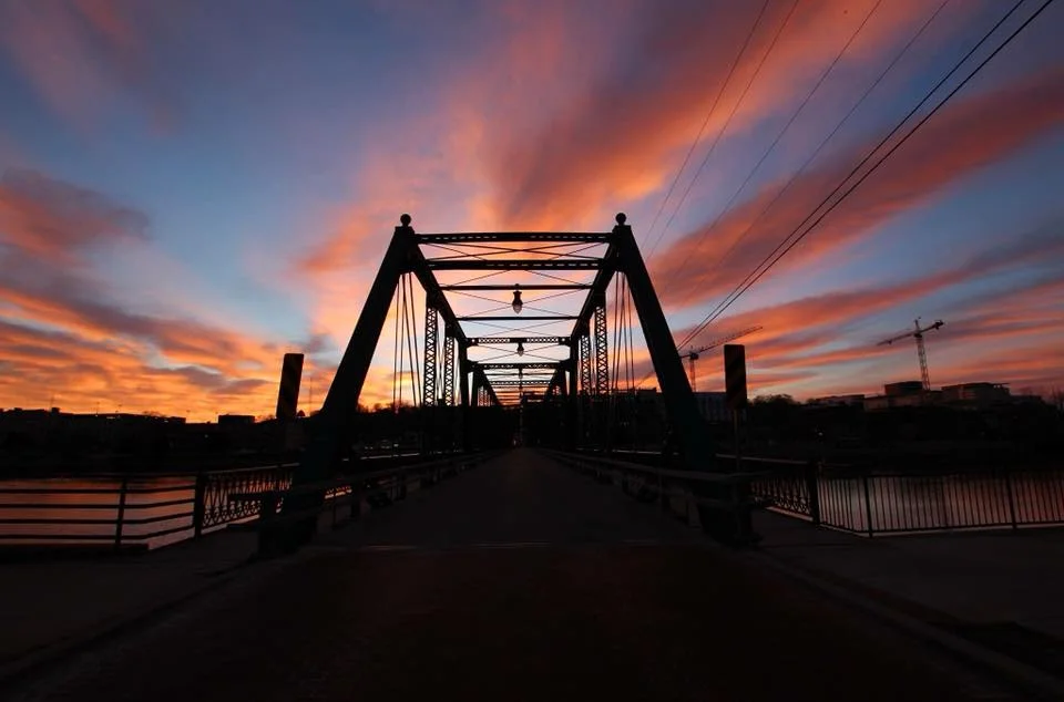 Sixth Street Bridge at Sunrise