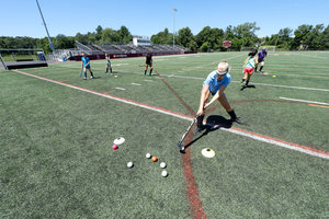 Full-sized turf field