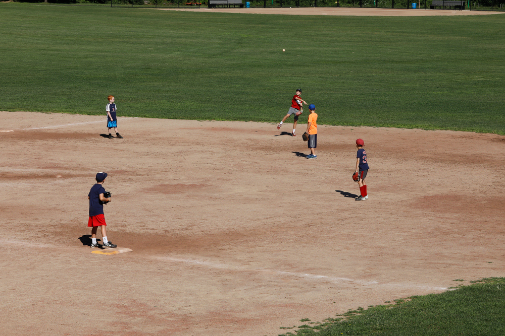 Baseball and softball diamonds