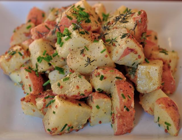 Makah Ozette Potato Salad with Hazelnut Oil