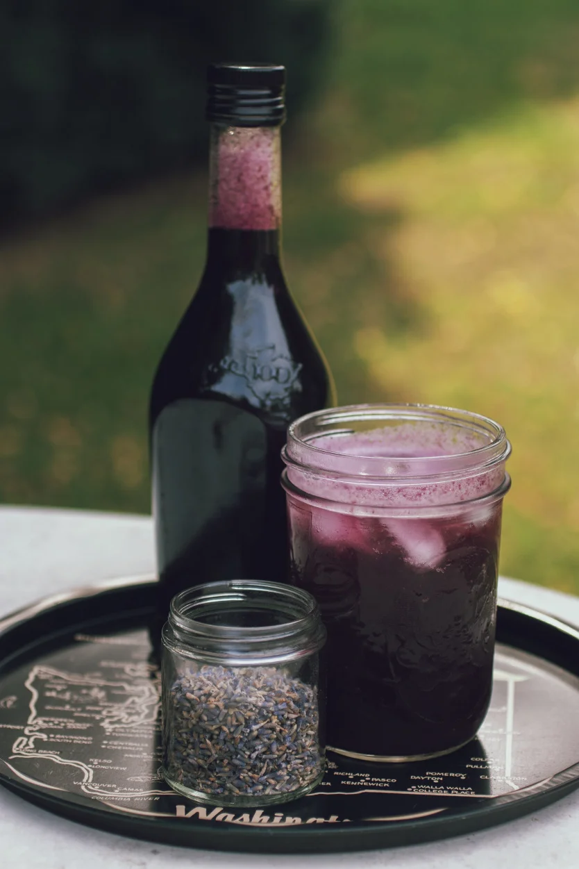 Recipe: Concord Grape and Lavender Shrub by Amy Pennington