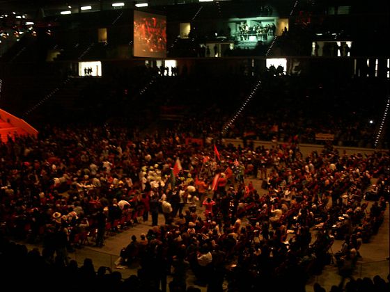 Assembly at Terra Madre 2008 in Turin