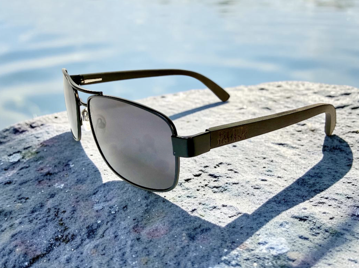 Blue Iguana Blackwater Wood Sunglasses