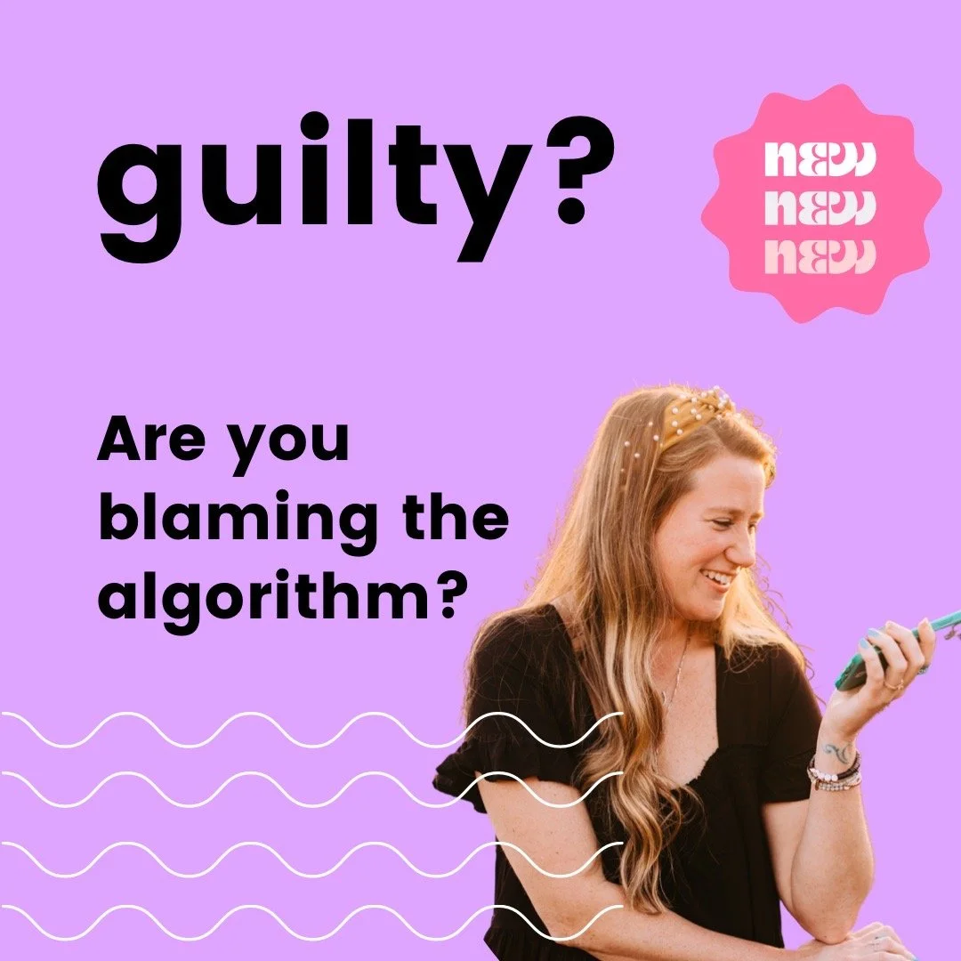 It's NOT the Instagram algorithm!